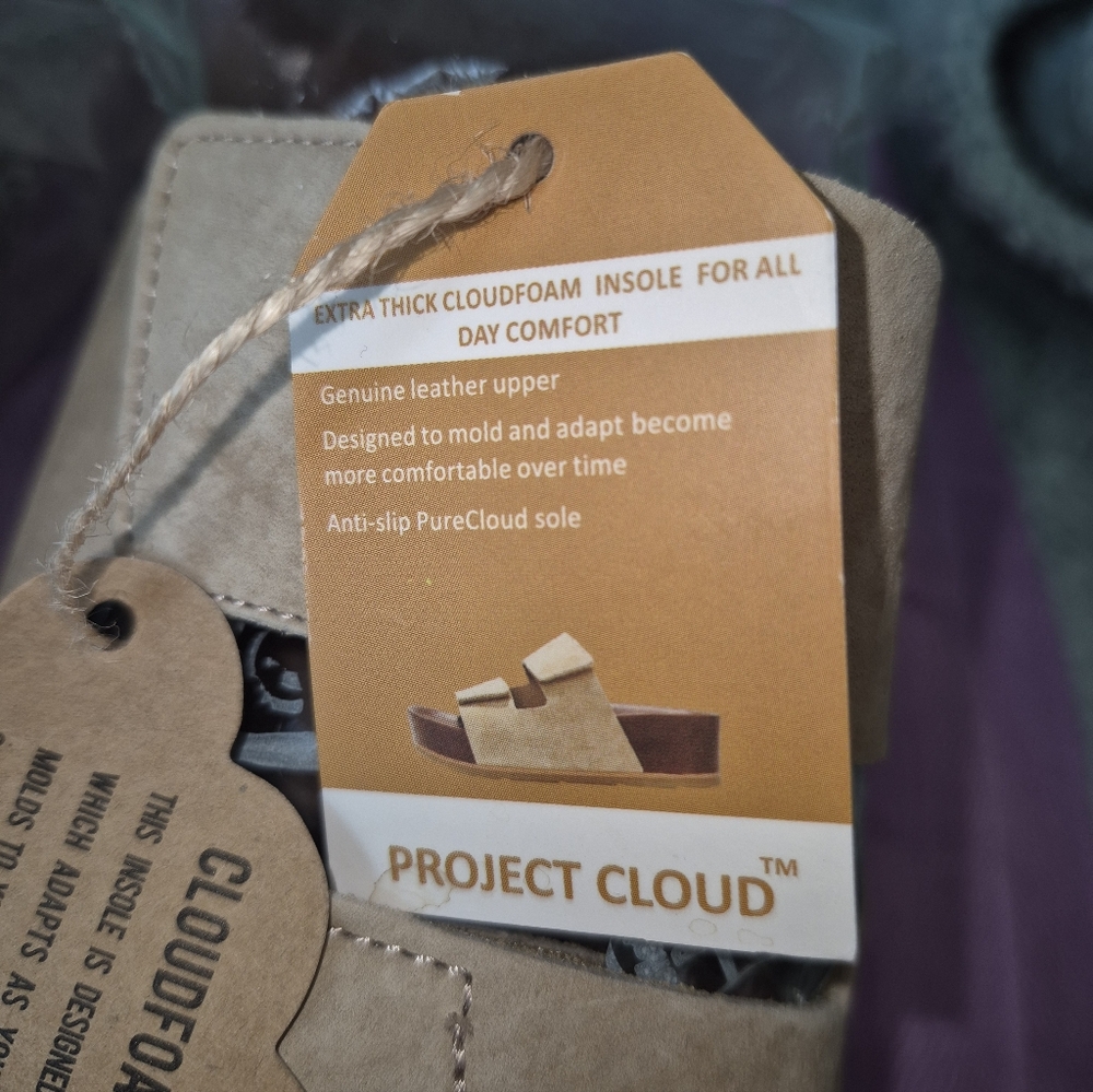 PROJECT CLOUD Platform Slide Sandals NWT - image 9